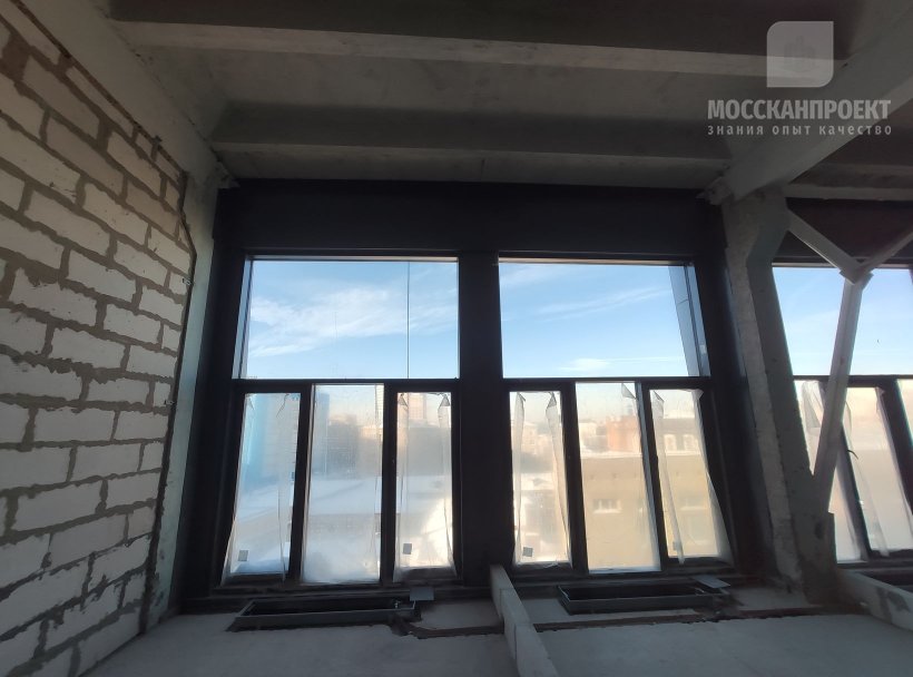 Фотография квартиры без отделки для обмерных работ вид на окна вид на окна квартиры в новостройке до отделки